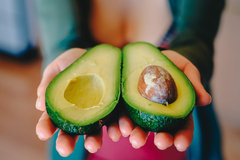 Vegetarian Vegan Avocado Plate